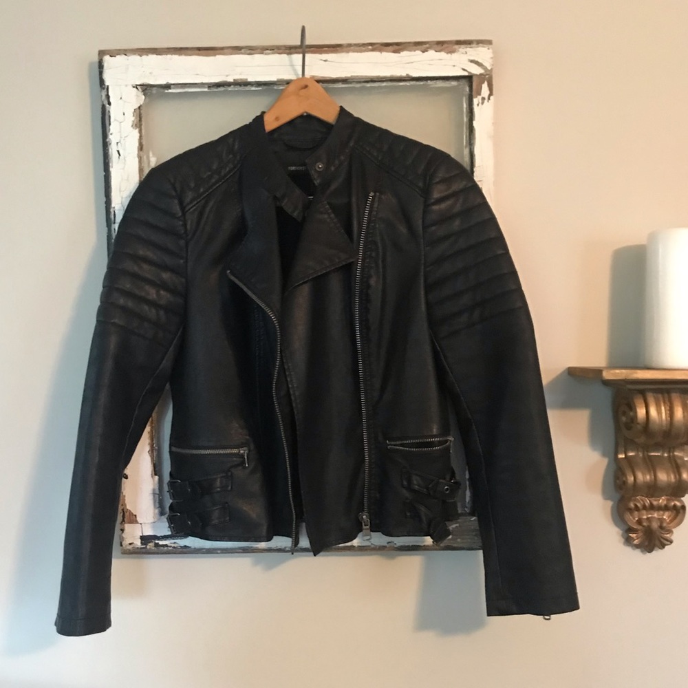 Faux Leather Jacket